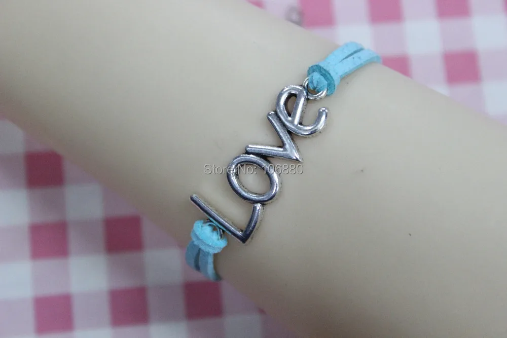 wholesale Love bracelet blue Velvet cotton rope braid friendship | Украшения и аксессуары