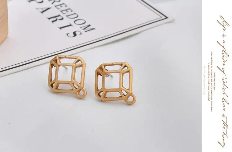 DIY аксессуары ручной работы, серьги с геометрическими кругами aurin, серьги с неровностями любви, материалы для иглоукалывания ушей