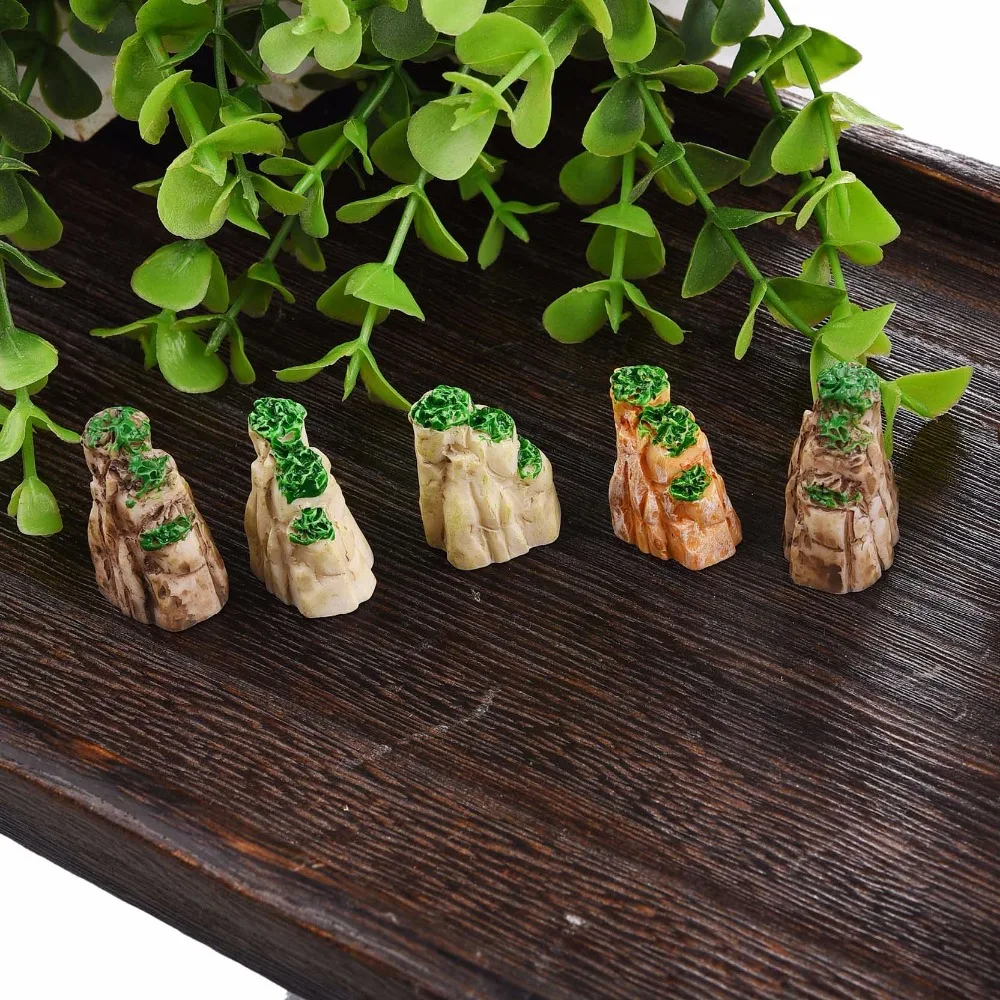 Модные 5 шт. мини горные украшения для бонсай растения садоводство садовые