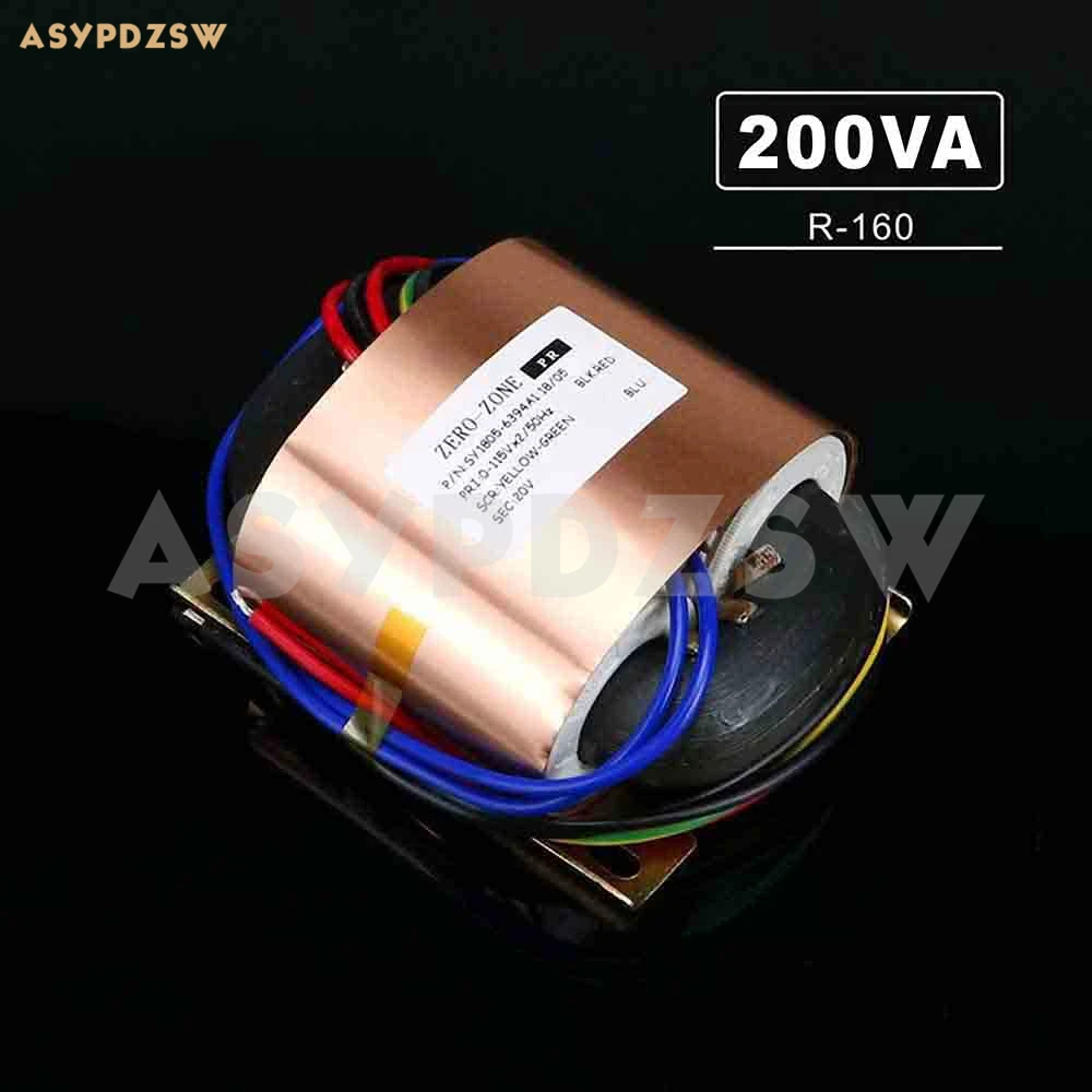 115V/230V R 160 200VA type трансформатор с Core из медной фольги 200W 18V (принимаем