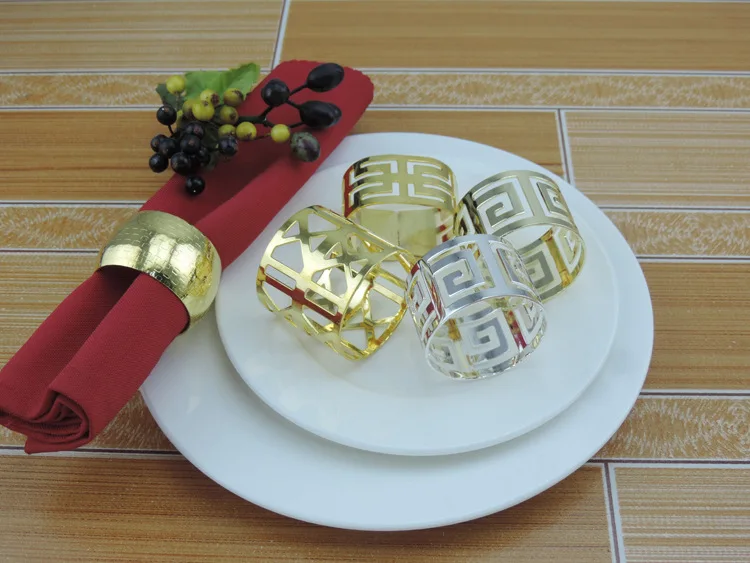12pcs/lot Table Decoration Serviette Rings Napkin Holder West Dinner Towel Ring Party ME 039 | Дом и сад