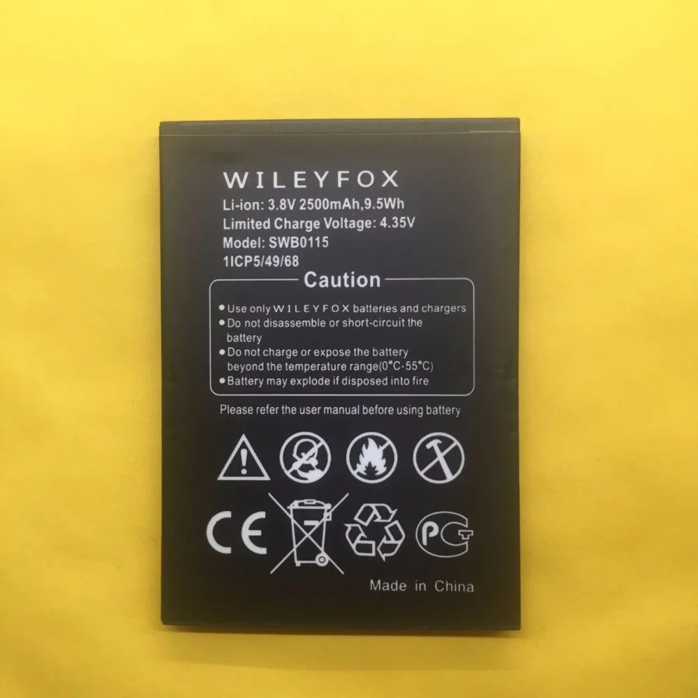 Новая батарея 2500mAh SWB0115 для телефона Wileyfox Swift высокого качества | Мобильные