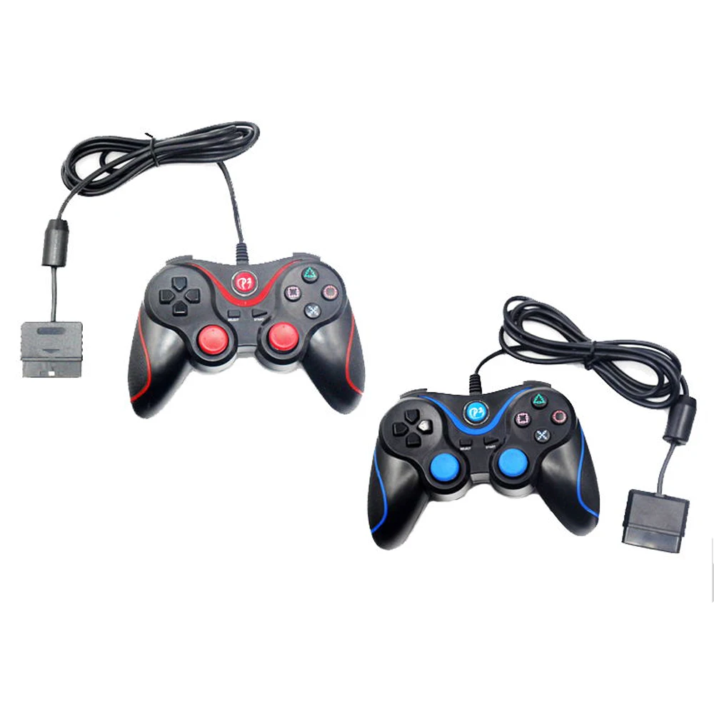 50 шт. высококачественный проводной игровой контроллер геймпад для Sony PS2 Джойстик