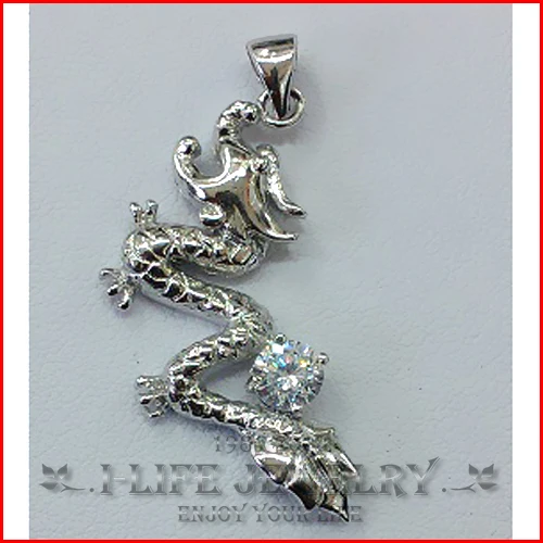 Fashion Jewelry 925 Silver Boy Dragon Zodiac Transporter Online Shopping Pendants Necklaces Gems Setting | Украшения и аксессуары