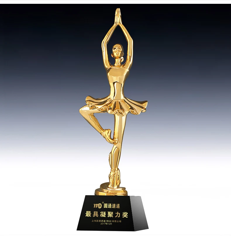 Высокое качество! Танцевальная Кубок соревнования хрустальный трофей yoga