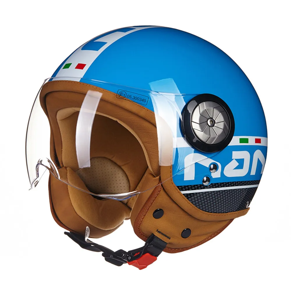 BEON moto rcycle шлем 3/4 с открытым лицом винтажный реактивный шлем 11021 moto Casque Casco moto cicleta Capacete скутер шлемы ECE