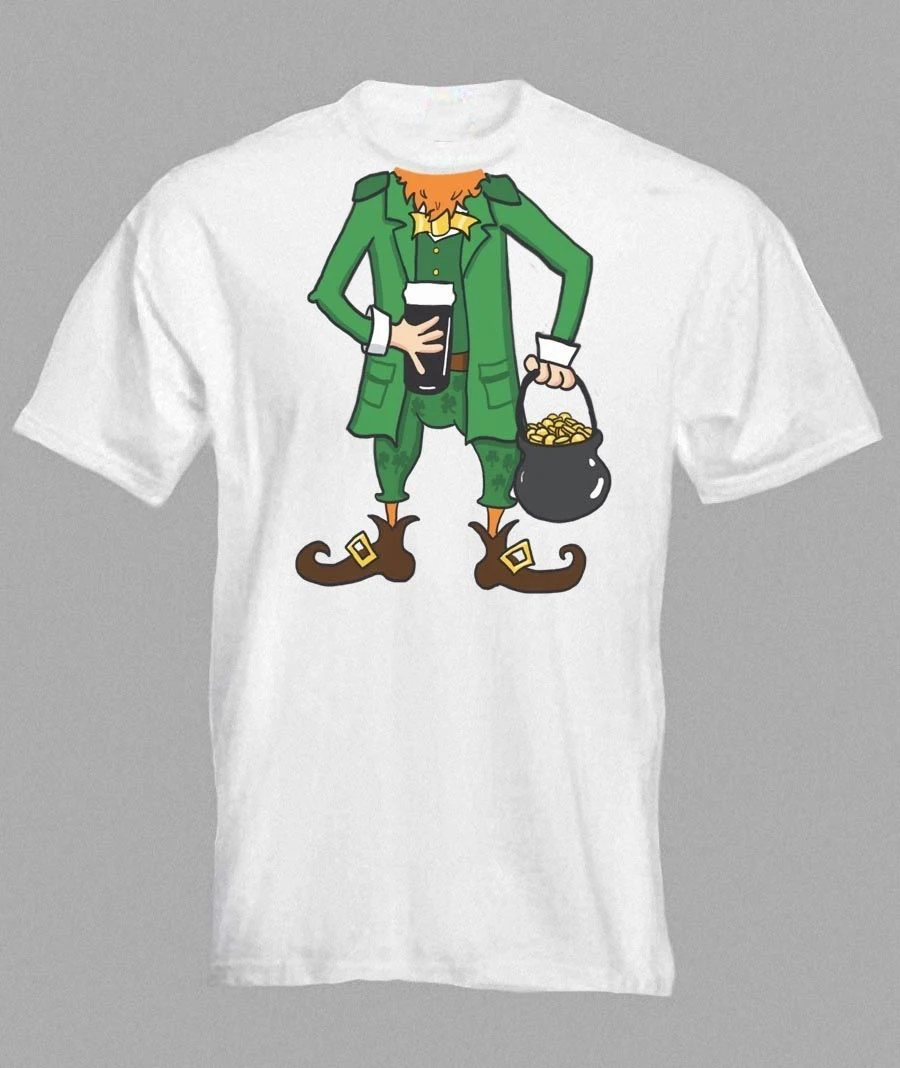 Leprechaun футболка на День Святого Патрика 14 марта с изображением Ирландия размер S