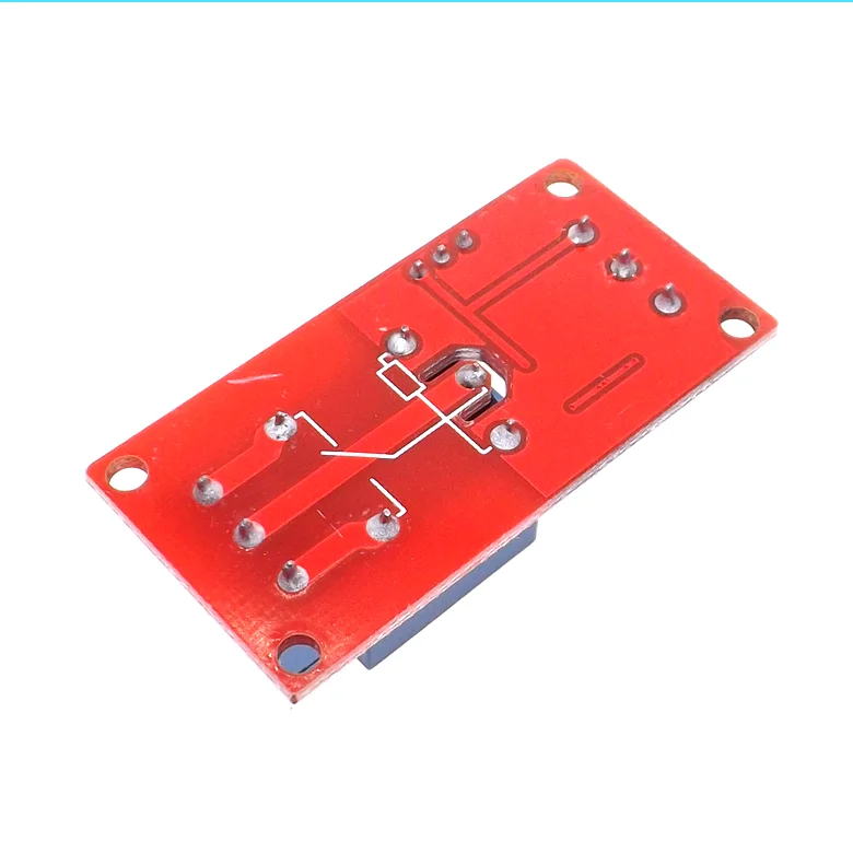 Красный Pcb Dc12V 1 канальный релейный модуль с оптическим соединением изолирующая