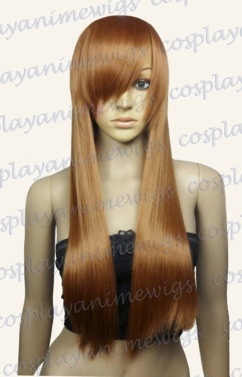 Горячая жаропрочных Партия волос&gt&gt&gt Светло Коричневый 0.7 м Динамичный дизайн