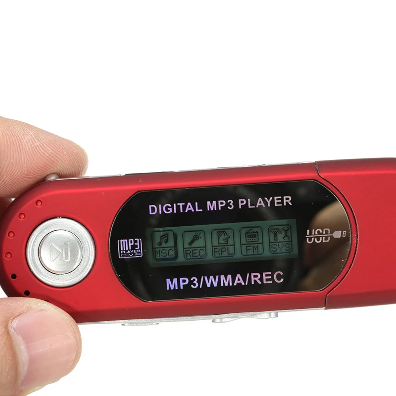 MP3 плеер с USB 2 0 fm радио записи голоса внешний флэш памяти Поддержка 8 Страна Язык