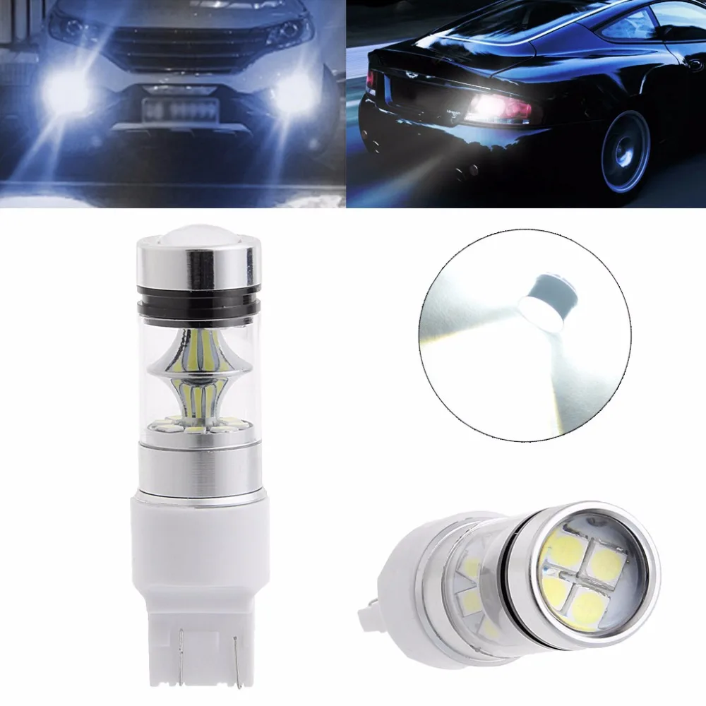 1 шт. P13W/7443/H16 /H15 /3157 Socket 100 Вт 2323 SMD СВЕТОДИОДНЫЙ Автомобильный противотуманный