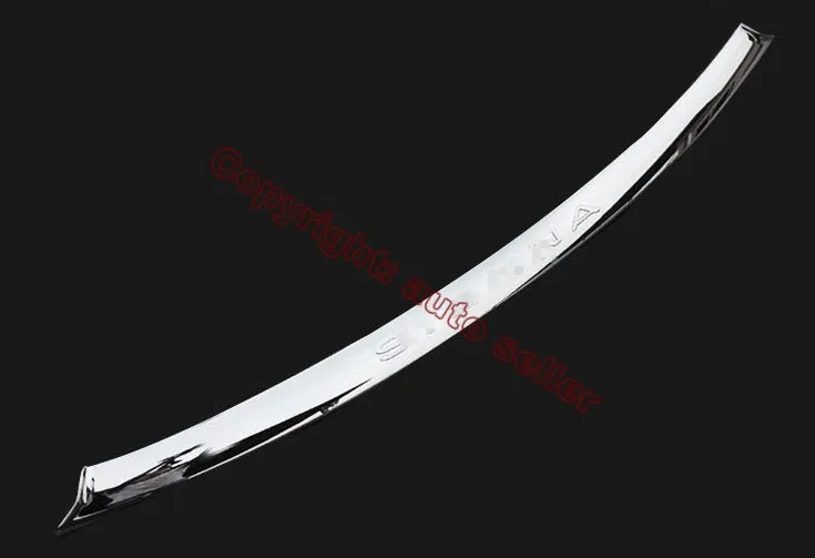 Накладка переднего бампера из АБС пластика для Toyota Sienna 2015 2016 2017|front bumper trim|trim coverabs