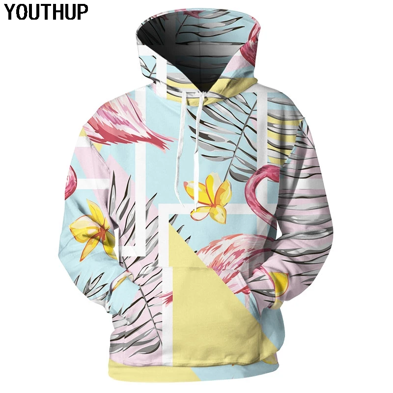 Толстовка YOUTHUP в стиле Харадзюку для женщин и мужчин худи с капюшоном принтом