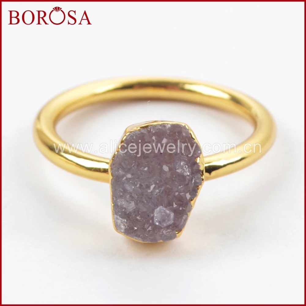 BOROSA 10 шт. новые смешанные цвета s золотой цвет свободная форма радужные друзы