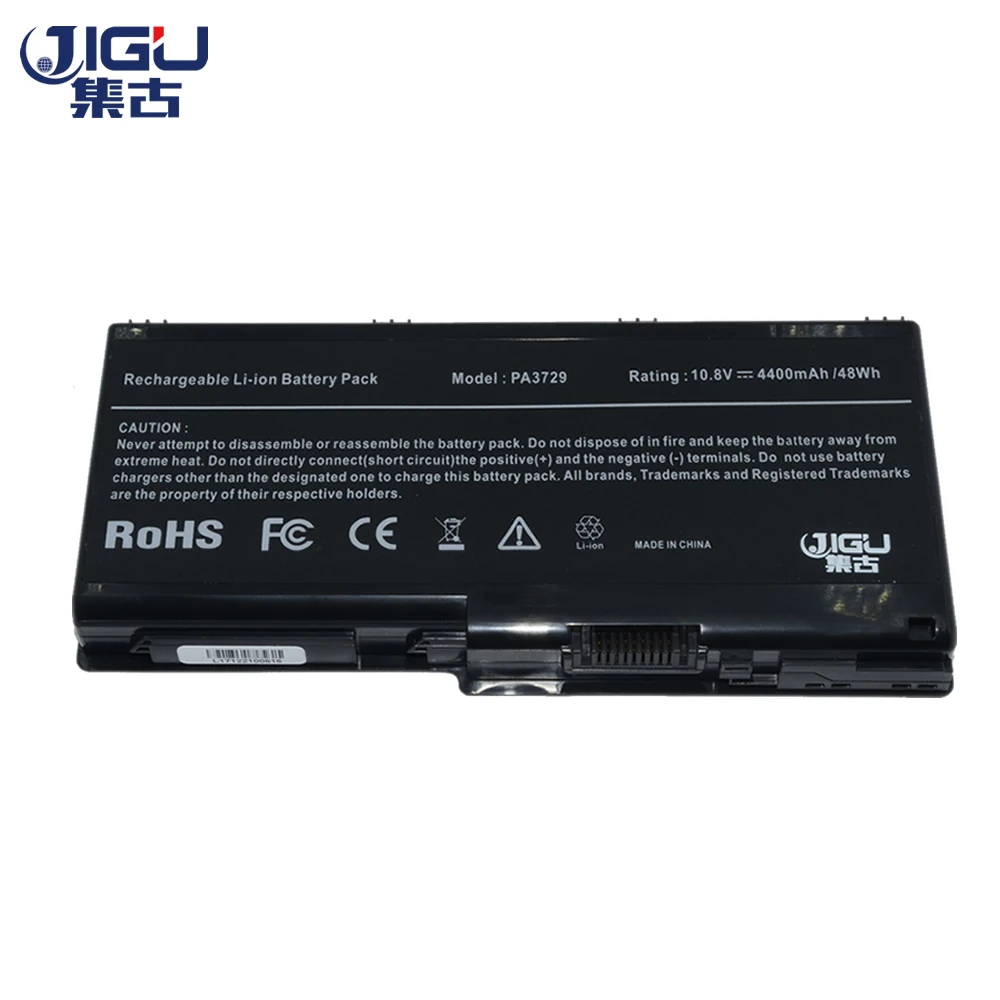 JIGU Аккумулятор для ноутбука Toshiba PA3729U 1BRS PABAS207 PA3730U 1BAS Dynabook Qosmio GXW/70LW X505 Q8100X|battery for