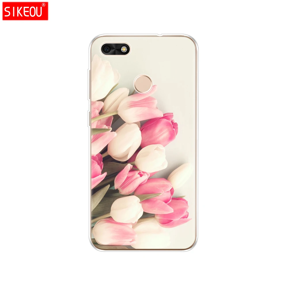 12067 Силиконовый чехол 5," huawei P9 Lite Mini, Мягкий ТПУ huawei Nova lite SLA-L22 чехол для задней панели huawei Y6 Pro чехол с котом и цветами - Цвет: 12067