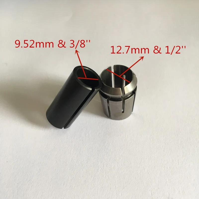 Маршрутизатор Втулка Конусная Зажимная гайка 12,7 мм 1/2 ''Замена для Makita RP1800 RP1801F-TYPE-1 RP1801F-TYPE-2 6,35 мм 9,52 мм 1/4'' 3/8 ''хорошее