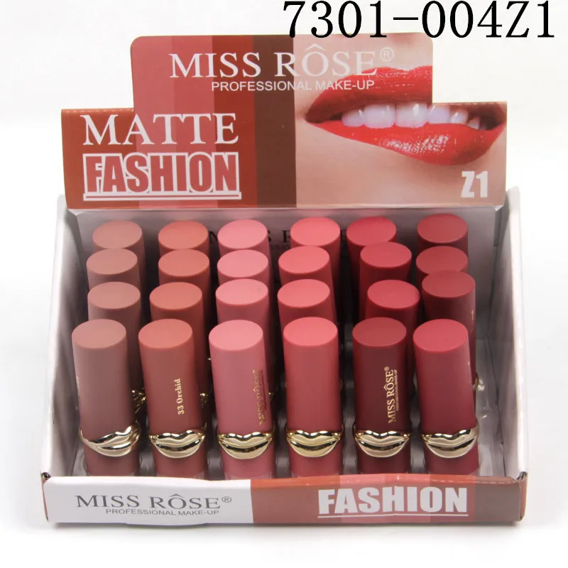 MISS ROSE новый хит продаж 24 шт. форма губ прочный водонепроницаемый увлажняющий бокс