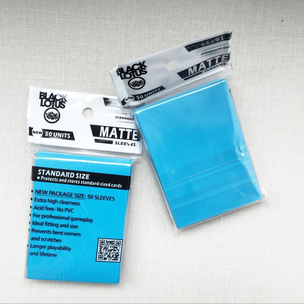 600 шт./лот цветные Матовые чехлы для карт Защитные TCG 66x91 мм | Спорт и развлечения