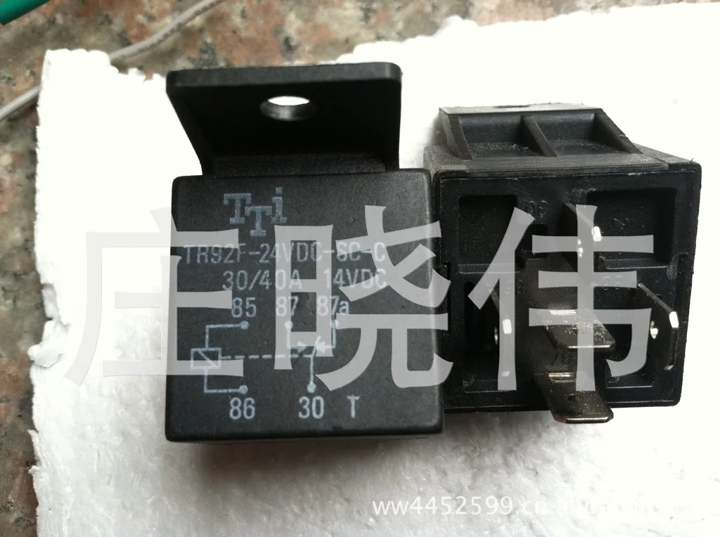 

Taixing TTi auto relay TR92F-24VDC-SC-C 30 / 40A 5 feet