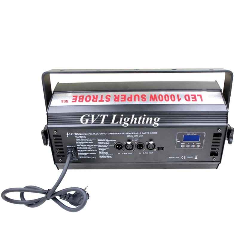 С Flightcase 4 единицы 1000 Вт LED RGB Стробоскоп 3 цвета Atomic 3000 освещение для сцены