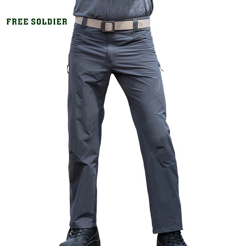 FREE SOLDIER Военная тактическая брюки Открытый soft shell мужские тонкий оборудованная