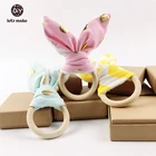 Прорезыватель для зубов детский деревянный экологически чистый, 30 шт.