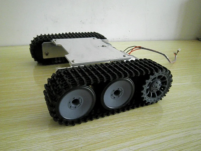 RC Tank Robot Car Chassis Kit Caterpillar DIY Robot Electronic Toy Tracked Vehicle Track Crawler Caterpillar Remote Control Toy