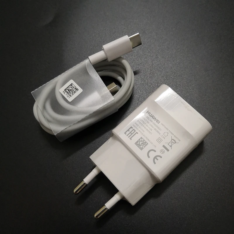 Оригинальный USB адаптер для быстрой зарядки HUAWEI 5 В/2 А кабель передачи данных P30 Lite