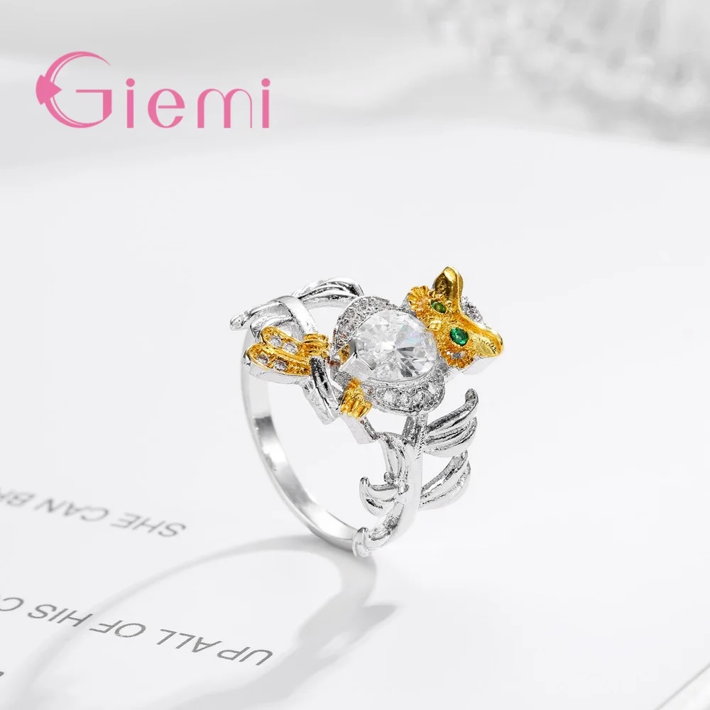 Кольцо из серебра 925 пробы с фианитами | Украшения и аксессуары