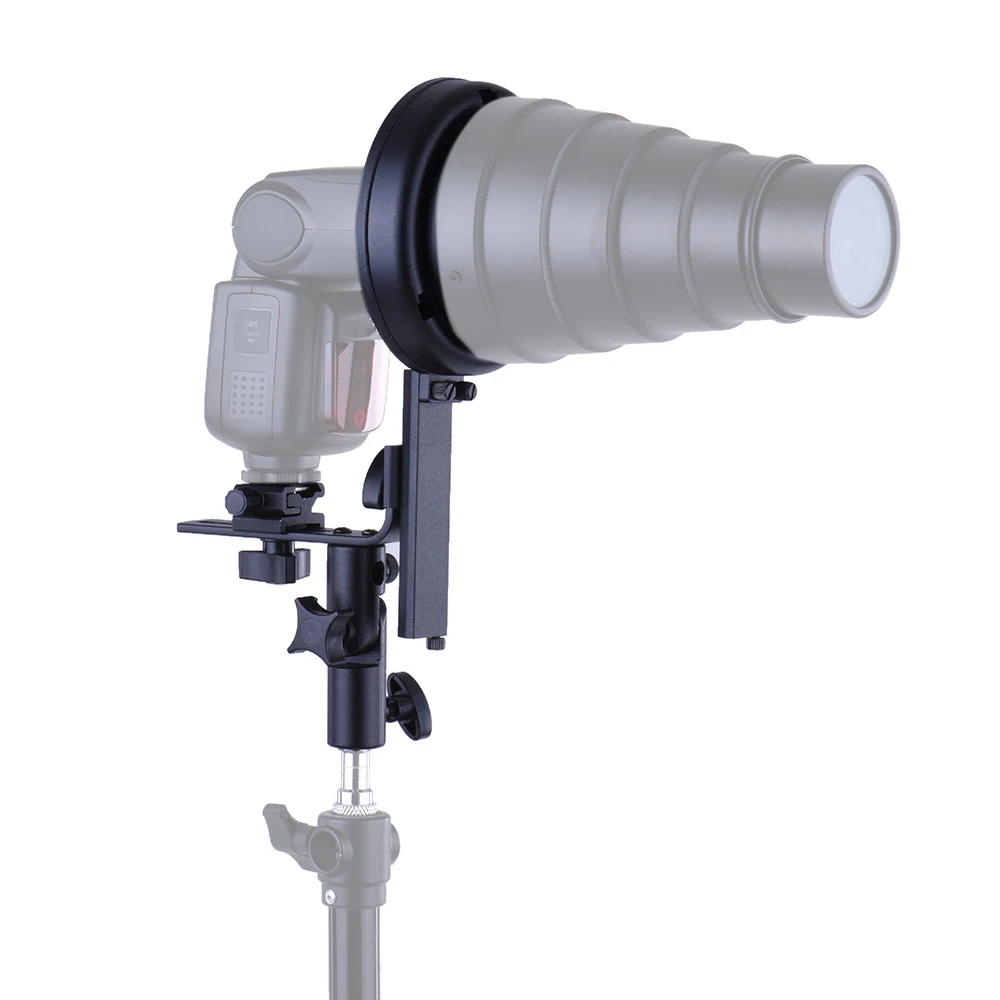 L образный кронштейн для вспышки Speedlite с адаптером крепления Bowens Холодный башмак