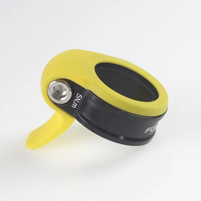 yellow 349 Fouriers дорожный MTB подседельный штырь зажим с резиновой фиксацией 31,8 мм 34,9 мм для 27,2 мм 31,6 мм водонепроницаемый пыленепроницаемый Аксессуары для велосипеда - Цвет: yellow 349