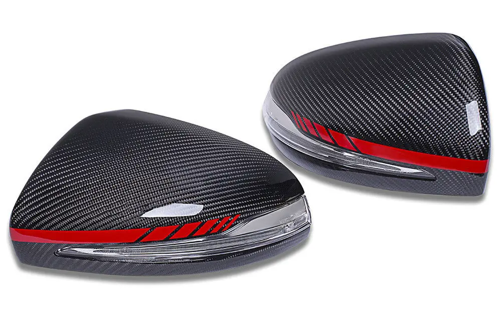 Фонарь автомобильные наклейки боковые зеркальные крышки для Mercedes Benz W205 X205 W222 W213