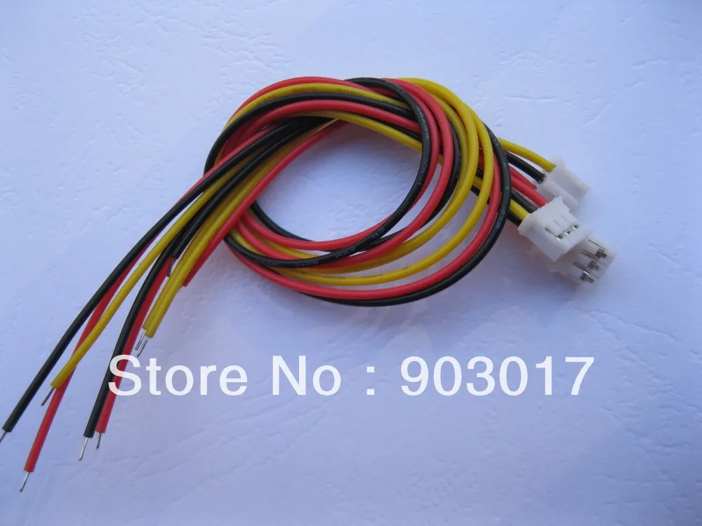 Поляризационный 3-контактный разъем PH 2 0 мм 600 шт. с наконечниками 26AWG 300 |