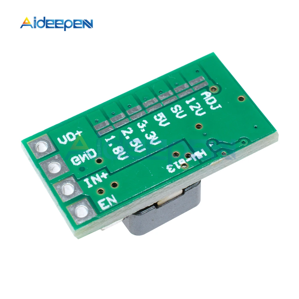 Mini DC 12 24V To 5V 3A понижающий модуль питания преобразователь напряжения регулируемый