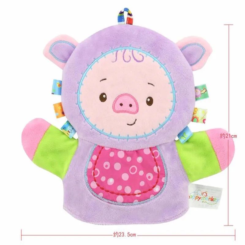 Комфортное тканевое полотенце с мультяшными животными перчатки для ванной