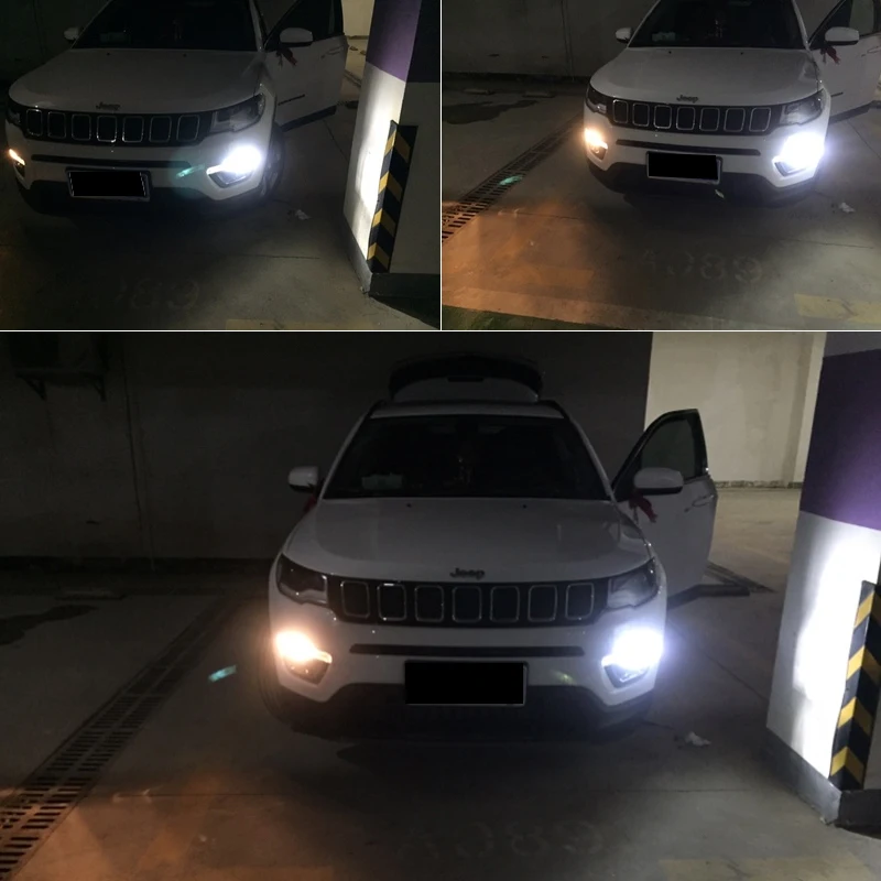 CANBUS No Error 2504 PS X 24W 5202 светодиодный DRL дневный ходовой светильник для-up Jeep Compass светодиодный DRL светильник белый 6000K