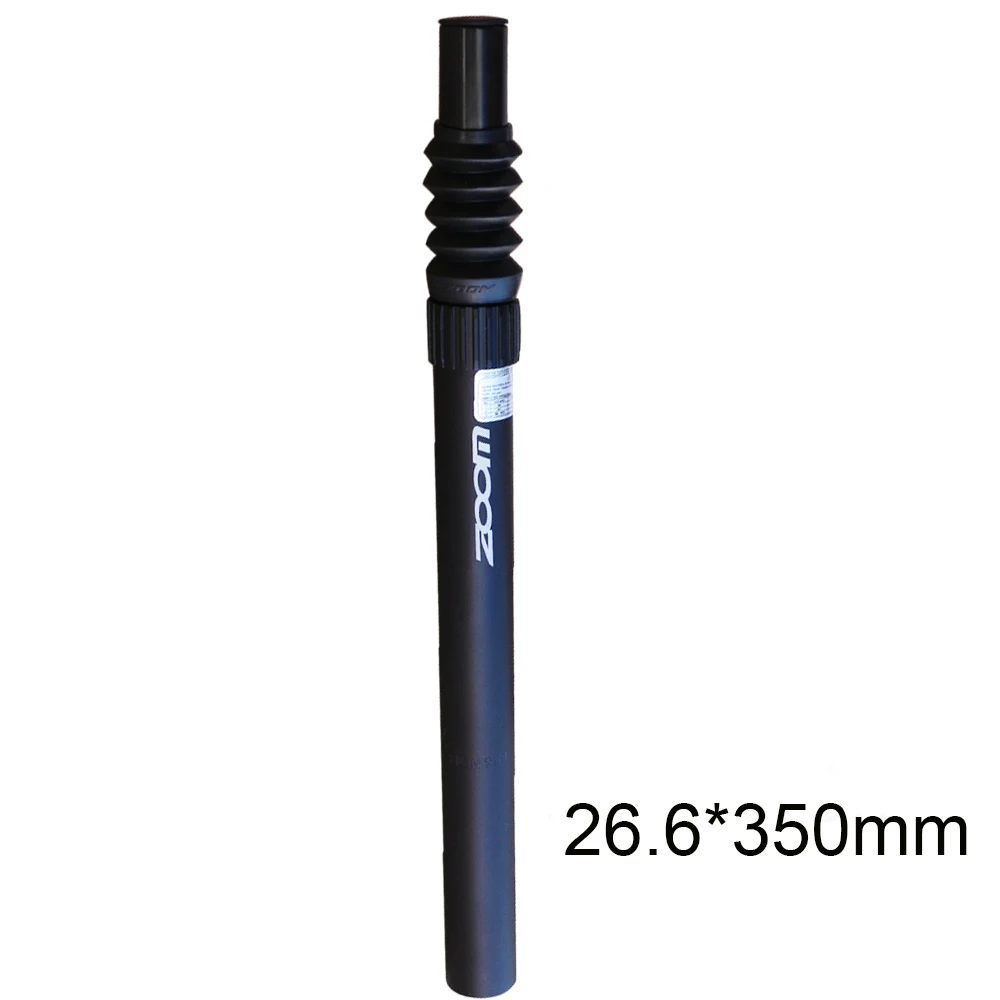 26.6 350mm Зум Подседельный штырь 25,4/26,6/27,2/28,6/30,8/30,9/31,6*350 мм демпфирования MTB дорожный подвеска велосипедный Подседельный штырь седельная трубка - Цвет: 26.6 350mm