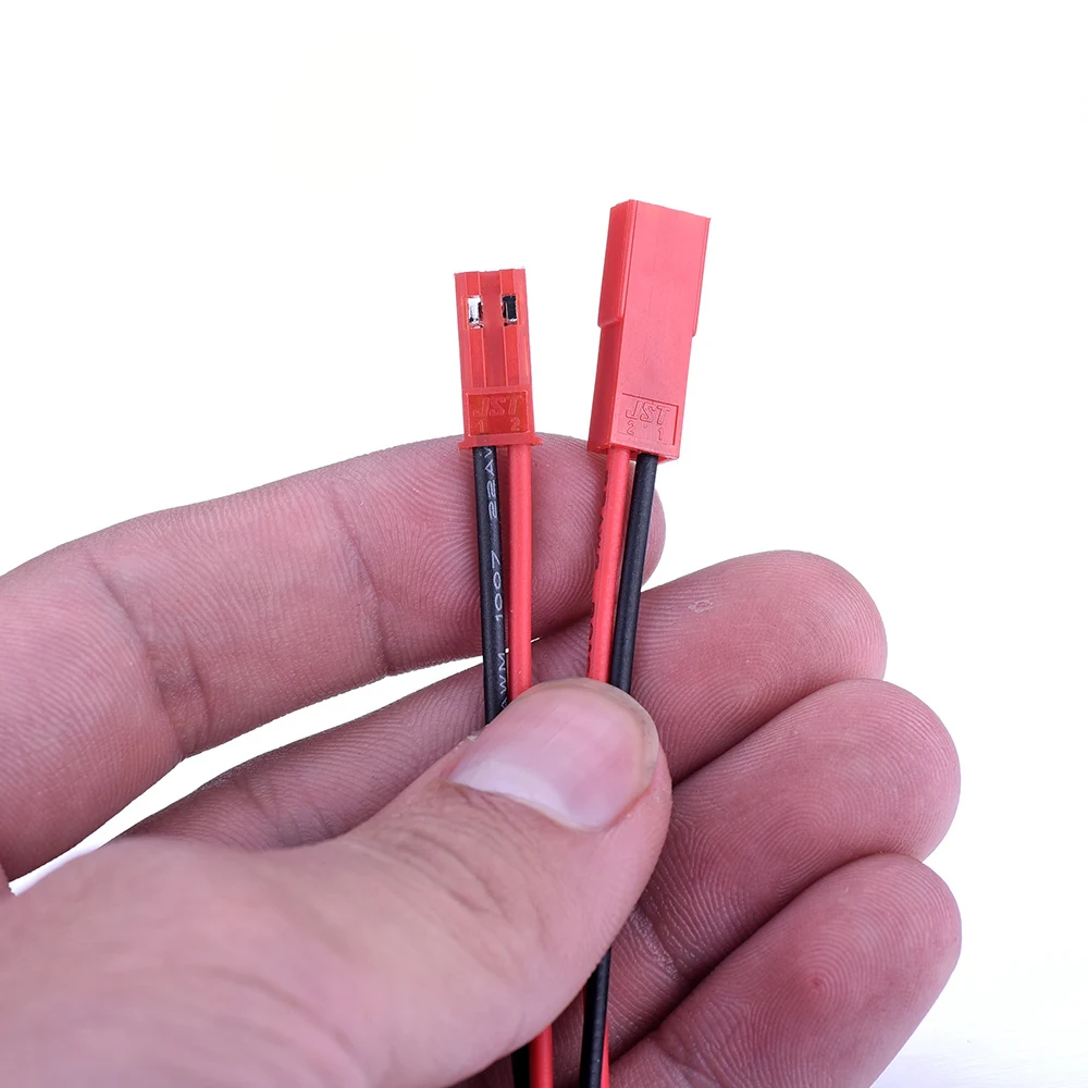 20 шт. мужской и женский 100 мм провод JST SM 2P соединительный кабель 22AWG термостойкие