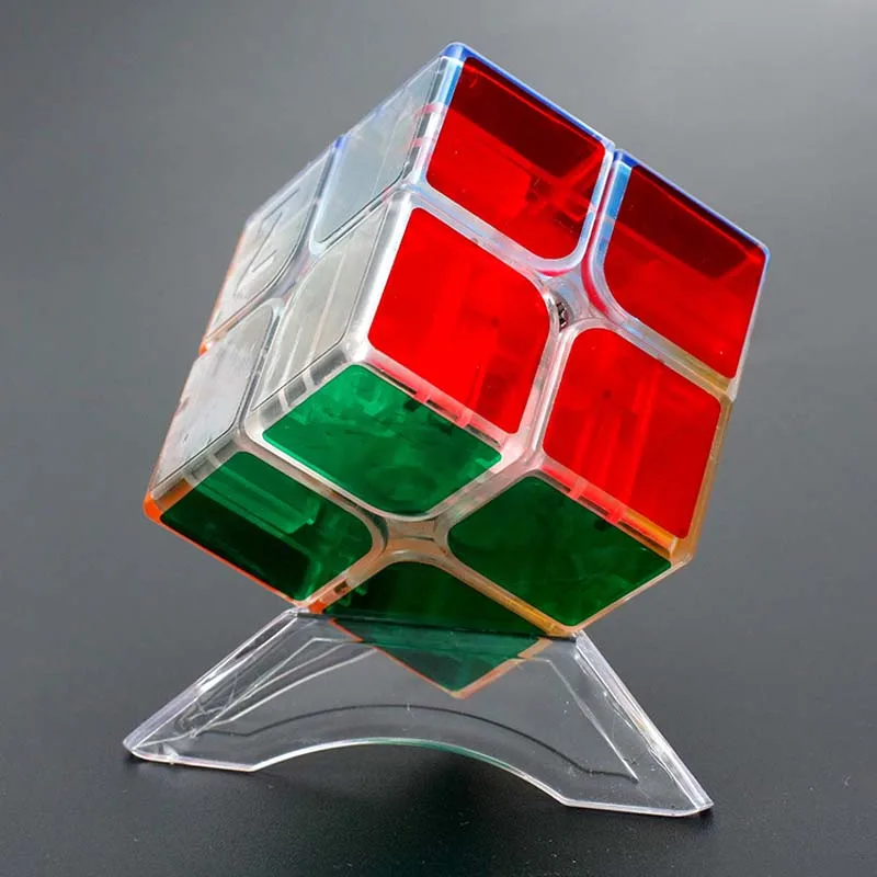 Светящийся прозрачный кубик головоломка 2X2X2 светящийся магический куб для детей
