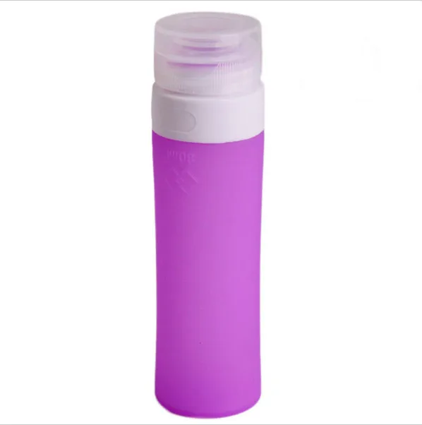 80ml Traveler Packing Lotion Points Shampoo Container Press Bottles Portable Silicone Refillable printable custom logo | Красота и
