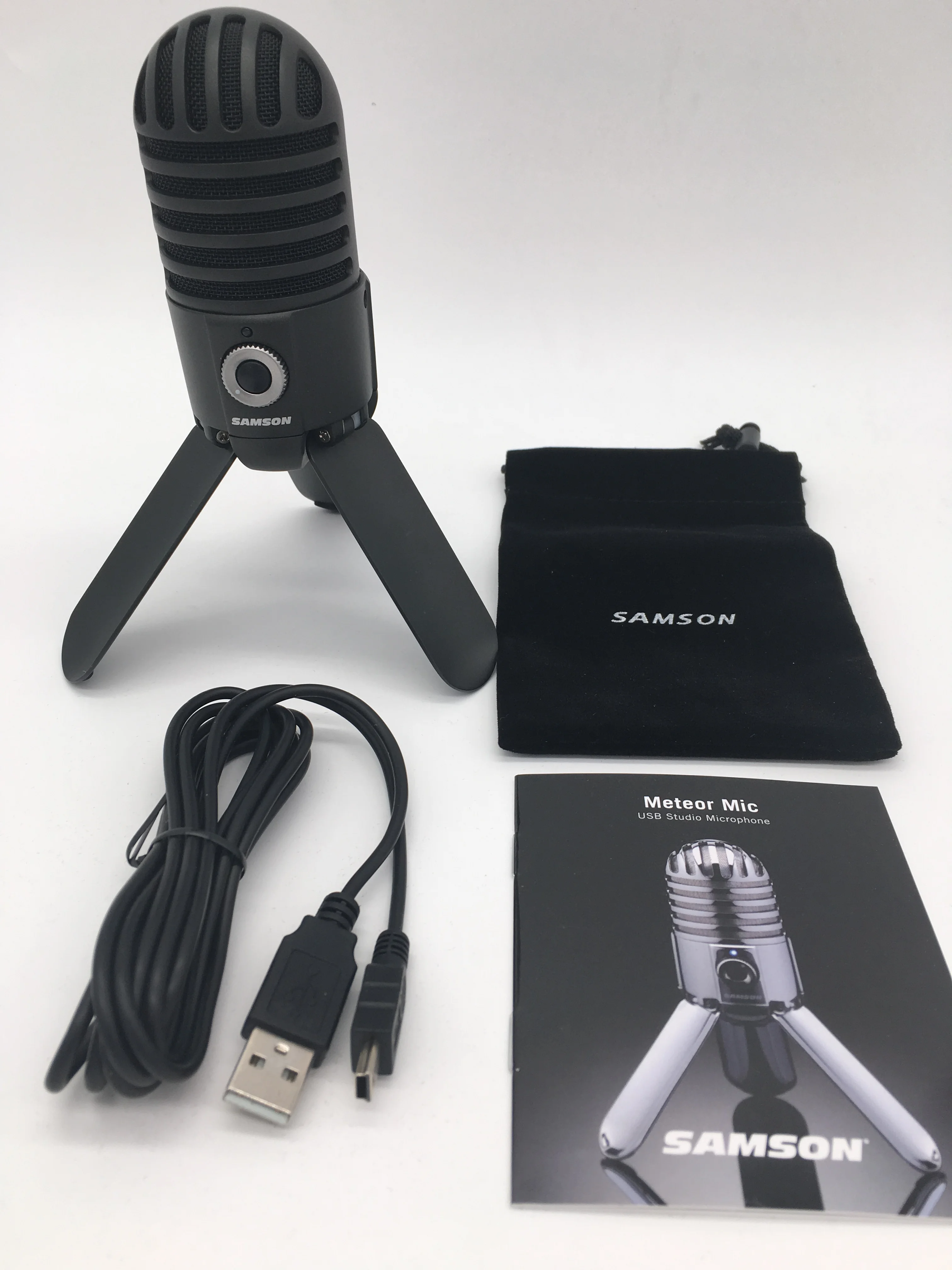 Оригинальный Микрофон Samson Meteor USB Студийный конденсаторный микрофон для записи