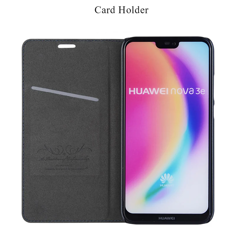 Alivo Case for Huawei Nova 3 Luxury PU Leather nova 3i Phone Flip Cover P Smart Plus Card Holder | Мобильные телефоны и