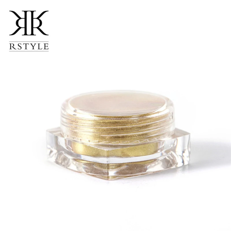 ROSALIND лак для ногтей золотые алюминиевые хлопья магический зеркальный эффект