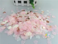 1 5cm 10g1000pcs rose gold mixed heart shape paper confetti balloon table confetti weddingthrowing supplies