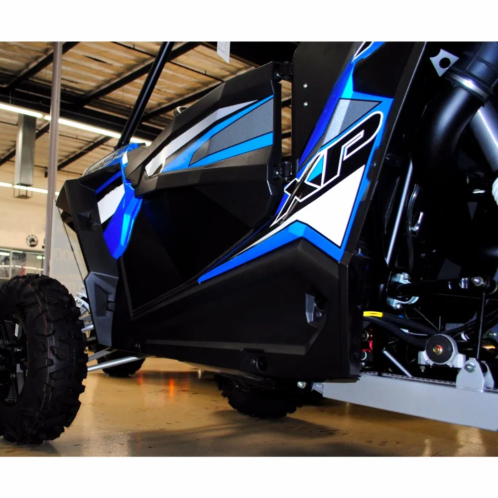 Панели для нижней двери Polaris RZR 900 XC черные вставки моделей S 1000 2015 2016 2017