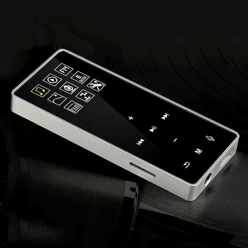 Silver HOMEBARL 3th 4th Minishutoff сенсорный экран кнопки mp4 плееры видео музыка fm-радио 4 ГБ 8 ГБ HIFI MP4 плеер(поддержка 128 Гб расширения - Цвет: Silver