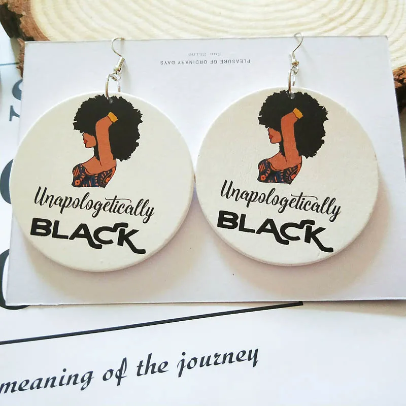 Woods Африка дикая природа таинственный дух &quotUnapologetically черный&quot буквы племени
