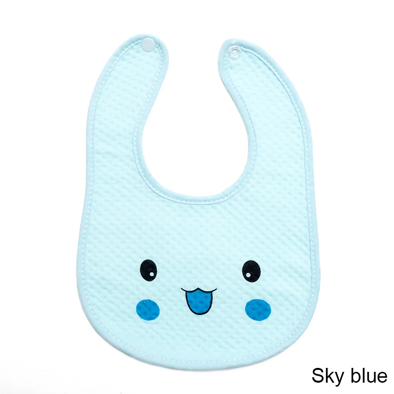 Sky blue REAKIDS детские нагрудники с героями мультфильмов, водонепроницаемые банданы для новорожденных девочек и мальчиков, Детские фартуки, Слюнявчики для кормления - Цвет: Sky blue