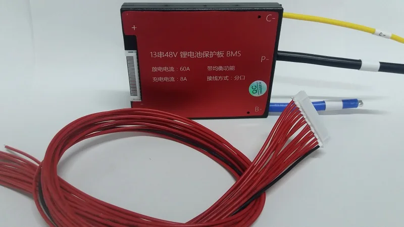 Литий-ионный аккумулятор 18650 Батарея BMS 13 S 18A 25A 35A 45A 60A с балансом для 48 V литиевая